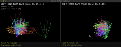 No Gesture data distribution